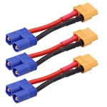 Treehobby 3PCS EC3 Plug Female XT60 Connector Adapter Cable Comp.... Fixed Price $13.67.