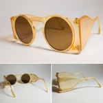 1930 Authentic Celluloid Art Deco Steampunk Sunglasses Safety Rare - Side. Fixed Price $178.00.