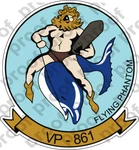Sticker Usn Vp 861 Flying Phantom. Fixed Price $30.00.