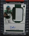 2020 National Treasures Denzel Mims Emerald Rookie Patch Auto Rc #7/11 Jets T190. Fixed Price $2000.00.