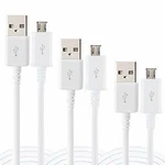 3 Pack Fast Charge Micro Usb Cable Quick Charging Sync Cord For Android Wht. Fixed Price $10.47.