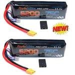 Powerhobby 3S 11.1V 5200MAH 75C Lipo Battery XT60 Plug + Adapter (2). Fixed Price $119.95.