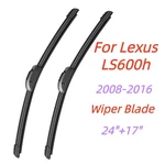 For Lexus LS600H 2008-2016 Windshield Wiper Blade 24"+17" Front J-hook. Fixed Price $16.99.