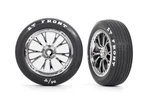 Traxxas 9474R Front Pre-mounted Tires & Weld Wheels (chrome) (2). Fixed Price $29.95.