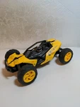 Kidirace Racing Buggy Remote Control Car Yellow 2.4GHZ No Radio. Fixed Price $17.95.