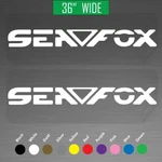 36" Sea Fox Boats Outboard Motor Marine Decals Vinyl Stickers Pair Set Of 2. Fixed Price $87.99.