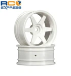Hobby Products Intl. TE37 White Offset WHEELS/26MM Tires (2) HPI3845. Fixed Price $12.25.