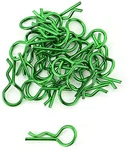 Green 1/10 Large Bent Rc Anodized Body Clips - 25PCS #4031GR. Fixed Price $15.87.