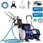 Kit W/ Compressor 1/5HP Dual Action Set For Tattoo Art Makeup. Fixed Price $78.97.
