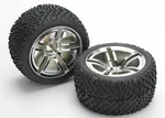 Traxxas 5573 Rear Twin-spoke Wheels W/ Victory Tires (2) Nitro Jato Stampede. Fixed Price $24.95.