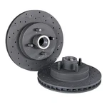 Hawk Performance Front Brake Rotor Talon 4-LUG Pair Mustang 5.0L 1987-1993. Fixed Price $351.19.