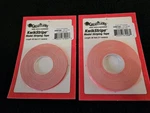 Nos-great Planes Kwikstripe Model Striping Tape Fluorescent Red -1/8" & 1/4" Lot. Fixed Price $14.95.