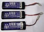 Vintage Tower Hobbies Ultra Sport 1500 6 Cell 7.2 Volt Battery 3 Batteries Total. Fixed Price $19.00.