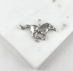 Vintage 925 Sterling Silver Running Wild Horse Mustang Pendant. Fixed Price $40.00.