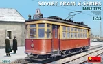 Miniart 38020 1/35 Soviet X-series Early Type Tramcar Model Kit. Fixed Price $76.99.