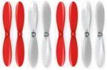 Wondertech W200C Gemini Red Clear Blades Props Propellers Pack. Fixed Price $8.95.