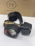New Henning Lee Propane Tank Gas Pressure Gauge Black, Bbq Grill, Box. Fixed Price $23.99.