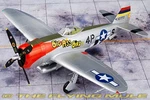 Easy Model 1:48 P-47D Thunderbolt Usaaf 406TH Fg, 513TH Fs Howard Park Big Ass. Fixed Price $39.06.