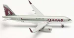 New! Herpa 535670 Qatar Airways Airbus A320, Reg. A7-AHP 1:500 Diecast Model. Fixed Price $59.90.