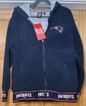 Nwt Nfl Team Apparel Zip Up Hoodie New England Patriots Sherpa Lg Football. Fixed Price $22.00.