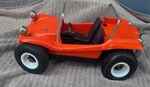 Vintage Cox Dune Buggy Orange Glimmer Metal Flake .049 Gas Engine Thimble Drome. Fixed Price $180.00.