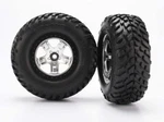 Traxxas Sct Satin Chrome & Black Wheels (2) TRA5875X. Fixed Price $24.95.