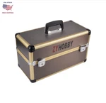 Double Rc Transmitter Aluminum Carrying Case For Futaba Jr Spektrum Frsky Hitec. Fixed Price $75.99.