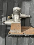 Hb Engine - 61 Rc Made Germany Glow Airplane With Test Stand. Fixed Price $75.00.