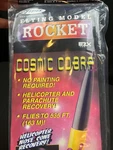 Estes Cosmic Cobra Helicopter Nosecone Flying Model Rocket Kit #1262 - Sealed. Fixed Price $32.44.