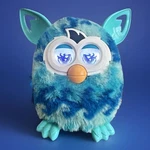 Hasbro Furby Boom Blue Aqua Waves Interactive Talking Figure 2012 Tested Working. Fixed Price $29.99.