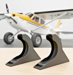 Rc Plane Wall Mounts For Parkzone T-28 Trojan Set Of Black. Fixed Price $12.99.