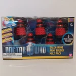 Doctor Who Dalek Drone Army Builder Multi Pack Character 5 Red Figures Sealed. Fixed Price $49.99.