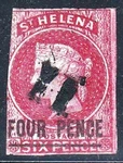 St. Helena - Sc 10 Imperf. Wmk Used Look!. Fixed Price $39.95.
