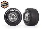 Traxxas 9475R Tires & (weld Chrome W/ Black Wheels/inserts), Rear (2). Fixed Price $54.95.