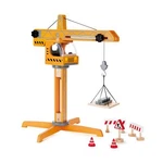 Hape Crane Lift Playset Wooden Toy For Kids 3 Years And Up Yellow Interactive. Fixed Price $84.39.