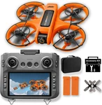 Drone With 4.5" Hd Screen Remote, 2K Dual Camera Brushless Motor Quadcopter, 30. Fixed Price $207.60.