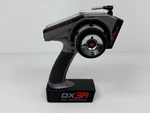 Spektrum DX3R 2.4 Ghz Channel Radio Transmitter, Missing Antenna Cover. Fixed Price $64.99.