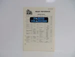 Suzuki Quick Reference Service Manual Data Sheet GS550LG 1986. Fixed Price $9.99.
