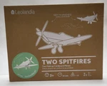 Leolandia Fold Up Cardboard 2 Spitfires Diy 3D Puzzle Planes Building Kit Unisex. Fixed Price $19.99.