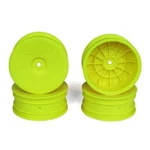 De Racing - Yellow Speedline Front Buggy Wheels, B6, RB6 (4PCS). Fixed Price $16.95.