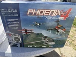 Phoenix Rc 4 Radio Control Flight Simulator With Spektrum DX5E Transmitter. Fixed Price $99.95.