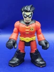 2013 Imaginext Dc Super Friends Red Robin 3" Figure From Batcave Playset Loose. Fixed Price $9.99.