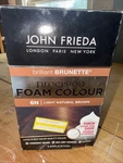 John Frieda Precision Foam Color 6N Light Natural Brown New In Box Dented. Fixed Price $12.00.