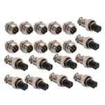 10 Set GX12 4PIN 12MM Audio/video Aviation Plug Female Socket Connector. Fixed Price $13.67.