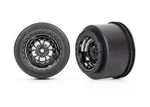 Traxxas 9473X Wheels Weld Black/chrome (rear) (2) Drag Slash. Fixed Price $18.00.