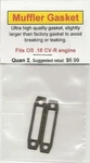 Os .18 Cv-r & Cz-r Exhaust/muffler Gasket 2 Pack Nip. Fixed Price $6.99.