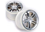 Traxxas 5172 - 3.8 Ss Split Spoke Wheels (revo,tmx) (2) (satin Chrome). Fixed Price $10.95.