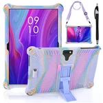 Detuosi Feonal 10 Inch Silicone Case With Shoulder Strap & Rose Red Purple. Fixed Price $29.61.
