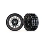 Traxxas 8171 Method 105 2.2" Black Chrome Beadlock Wheels TRX-4 Bronco Defender. Fixed Price $12.00.