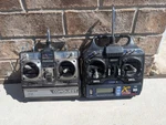 Futaba FP-T6NFK 72MHZ & Hitec Flash 5 X System Radio Controller Untested. Fixed Price $33.33.